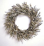 18"Pussy Willow Wreath